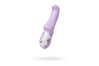 Сиреневый вибратор Satisfyer Charming Smile - 18,5 см.