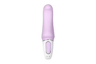 Сиреневый вибратор Satisfyer Charming Smile - 18,5 см.