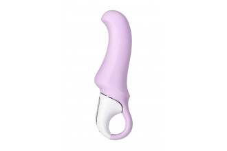 Сиреневый вибратор Satisfyer Charming Smile - 18,5 см.