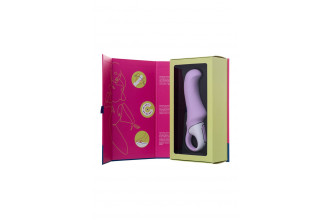 Сиреневый вибратор Satisfyer Charming Smile - 18,5 см.
