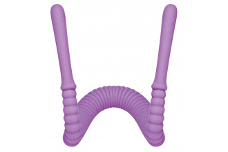 Фиолетовый гибкий фаллоимитатор Intimate Spreader для G-стимуляции