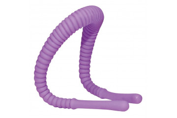 Фиолетовый гибкий фаллоимитатор Intimate Spreader для G-стимуляции