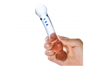 Изогнутый стеклянный стимулятор G-точки Curved G-Spot - 15,2 см.