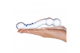 Изогнутый стеклянный стимулятор G-точки Curved G-Spot - 15,2 см.