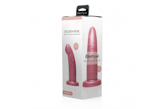 Розовый фаллоимитатор Golden Rose Dildo Small - 13,5 см.