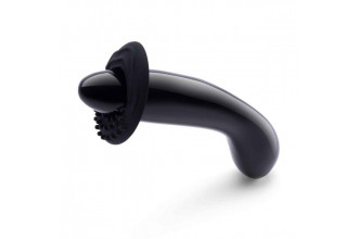Массажер для G-точки Le Wand Crystal G-Wand из черного обсидиана