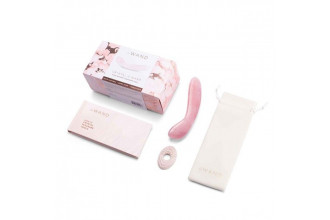 Массажер для G-точки Le Wand Crystal G-Wand из розового кварца