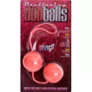 Вагинальные мягкие шарики MARBILIZED DUO BALLS PINK розовый 