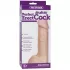 Реалистичная насадка 7  Realistic Perfect Erect Cock - 18,5 см телесный 