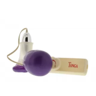 Вакуумный стимулятор клитора Vibrating Clit Massager фиолетовый 