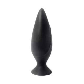 Черная большая анальная пробка Mojo Spades Large Butt Plug - 12 см черный 