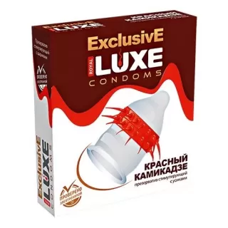 Презерватив LUXE  Exclusive «Красный камикадзе» - 1 шт  