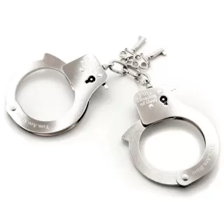 Металлические наручники Metal Handcuffs серебро 