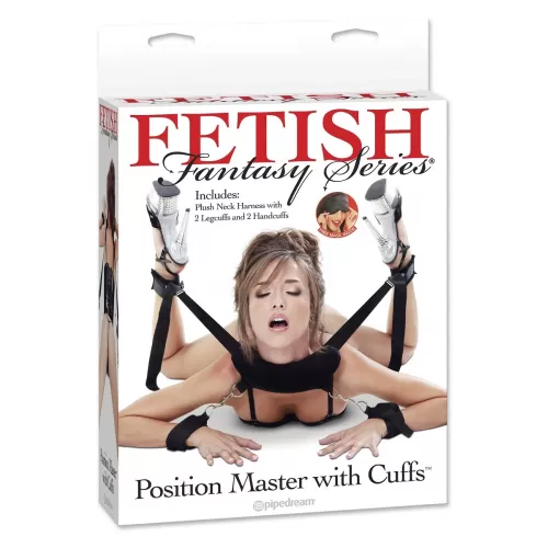 Фиксатор для рук и ног Position Master With Cuffs черный 