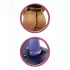 Фиолетовый страпон Plus Size Strap-On для дам размера plus size - 21 см фиолетовый с черным 