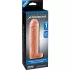 Телесная насадка с кольцом Perfect 1 Extension with Ball Strap - 17 см телесный 