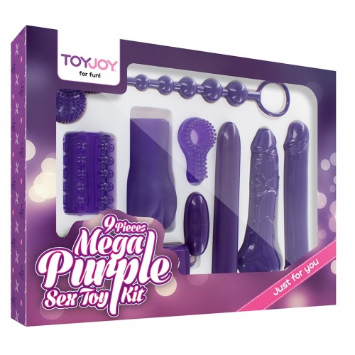 Эротический набор Toy Joy Mega Purple фиолетовый 