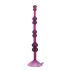 Фиолетовая анальная цепочка на присоске LOVE THROB PURPLE - 17,8 см фиолетовый 