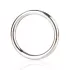 Стальное эрекционное кольцо STEEL COCK RING - 3.5 см серебристый 