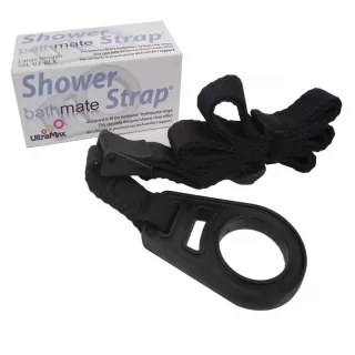 Ремень Bathmate Shower Strap для фиксации гидронасоса на шее черный 