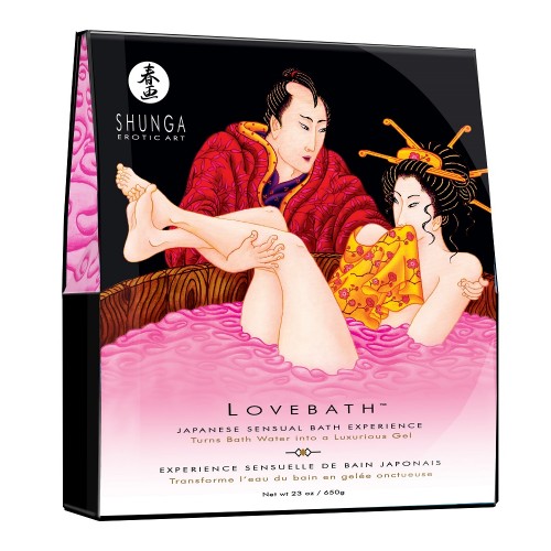 Соль для ванны Lovebath Dragon Fruit, превращающая воду в гель - 650 гр  