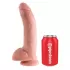 Телесный фаллоимитатор 9  Cock with Balls - 22,9 см телесный 