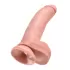 Телесный фаллоимитатор 9  Cock with Balls - 22,9 см телесный 