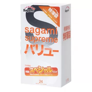 Ультратонкие презервативы Sagami Xtreme Superthin - 24 шт прозрачный 