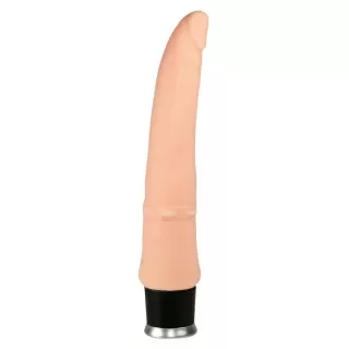 Анальный вибратор Nature Skin Anal Vibe - 21,5 см телесный 