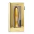 Вибратор-торпеда с кристалликами The Gem Gold - 16,6 см золото 