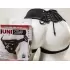 Универсальные трусики Harness UNI strap с корсетом черный 