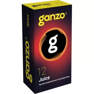 Ароматизированные презервативы Ganzo Juice - 12 шт  