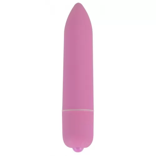 Розовая удлинённая вибропуля Power Bullet Pink - 8,3 см розовый 