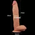 Большой реалистичный фаллоимитатор на присоске Legendary King Sized Realistic Dildo - 30 см телесный 