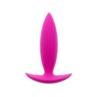 Малая розовая анальная пробка BOOTYFUL ANAL PLUG XTRA SMALL PINK - 9 см розовый 