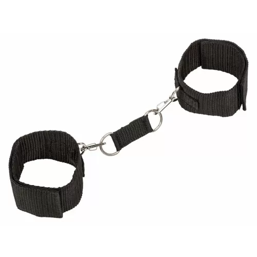 Черные наручники Bondage Collection Wrist Cuffs черный 