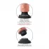 Телесный вибромассажер 10  Vibrating Cock with Balls - 25,4 см телесный 