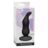 Чёрная анальная пробка Waved Anal Plug Black - 11 см черный 