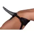 Насадка-фаллоимитатор на кожаных трусиках Harness Ultra Realistic 6,5  - 18,5 см черный 
