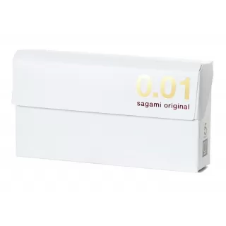 Супер тонкие презервативы Sagami Original 0.01 - 5 шт прозрачный 