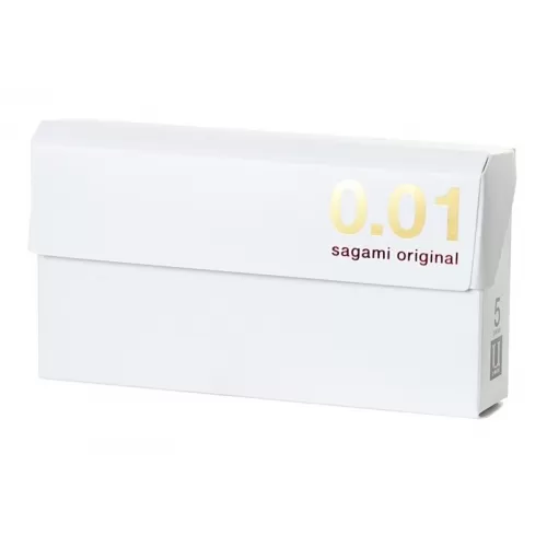 Супер тонкие презервативы Sagami Original 0.01 - 5 шт прозрачный 