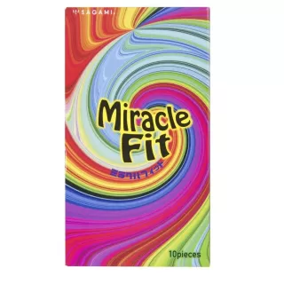 Презервативы Sagami Miracle Fit - 10 шт розовый 