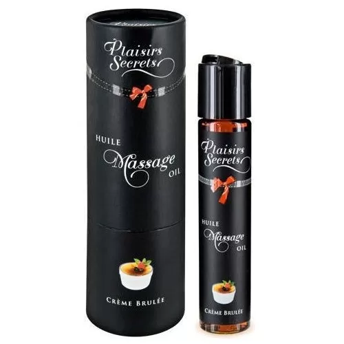 Массажное масло с ароматом крем брюле Huile de Massage Gourmande Creme Brulée - 59 мл  