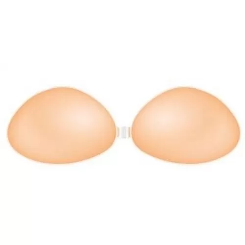 Силиконовый бюстгальтер без бретелей INVISIBLE BRA SILICONE телесный 90B