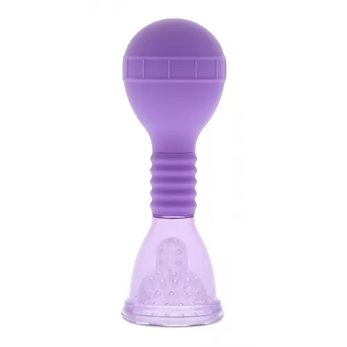 Фиолетовая помпа для клитора PREMIUM RANGE ADVANCED CLIT PUMP фиолетовый 