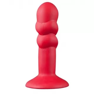 Красная анальная пробка SHOVE UP 5INCH SILICONE BUTT PLUG RED - 12,7 см красный 