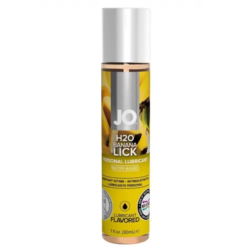 Смазка с ароматом банана JO Flavored Banana Lick - 30 мл  