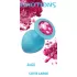 Большая голубая анальная пробка Emotions Cutie Large с розовым кристаллом - 10 см розовый 