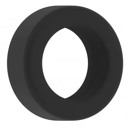 Чёрное эрекционное кольцо Cockring No.39 черный 