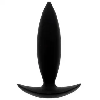 Чёрная мини-пробка для анальной стимуляции BOOTYFUL ANAL PLUG XTRA SMALL BLACK - 9 см черный 